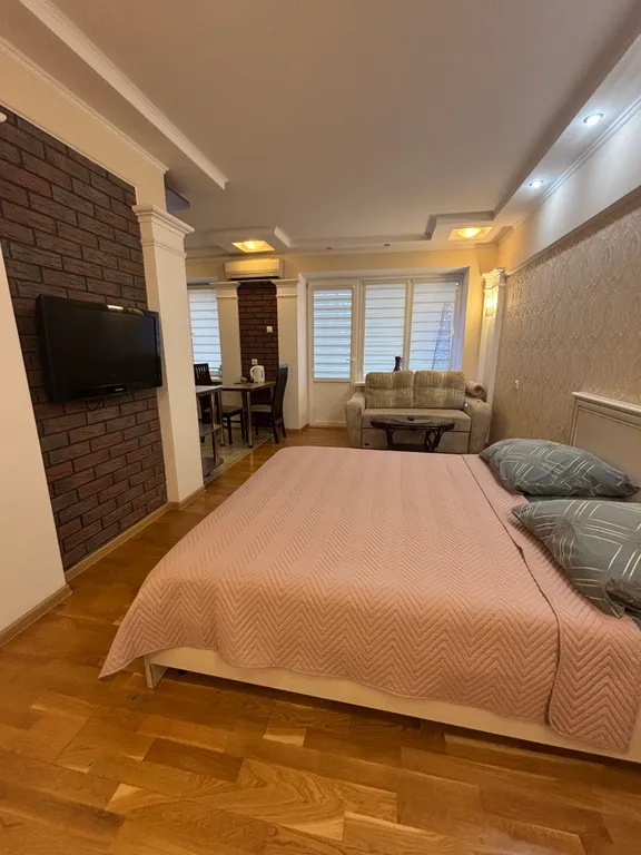 Великолепная квартира-студия в центре  возле реки