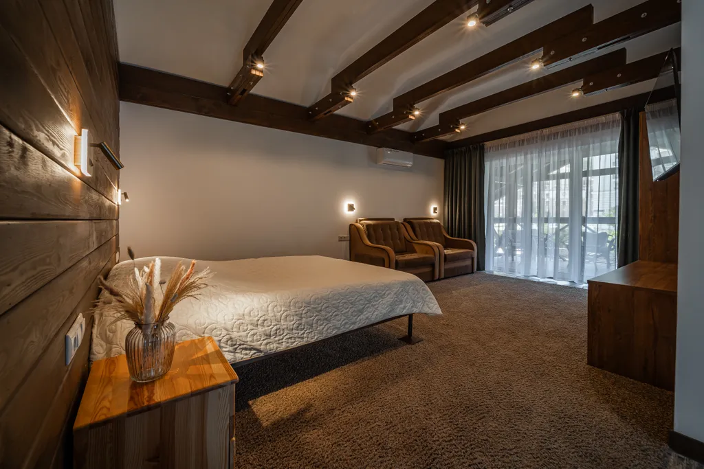 Шикарный коттедж с видом на сказочные горы в центре Красной поляны