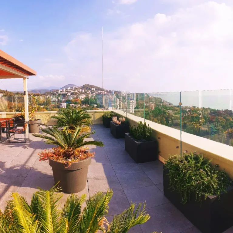 Современные апартаменты с уникальной крышей и потрясающими видами