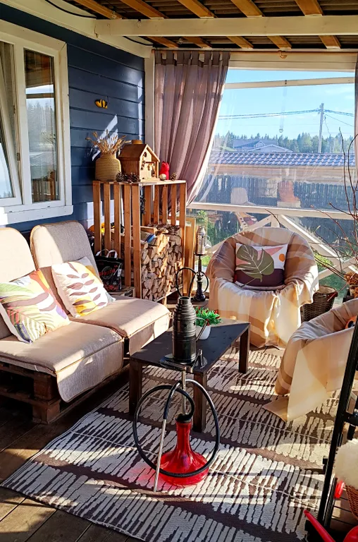 Уютный дом с панорамным видом, просторной территорией и баней