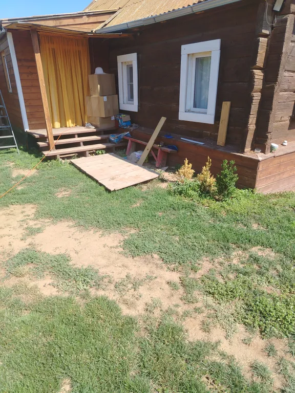 Уютный дом с печкой на берегу Ахтубы