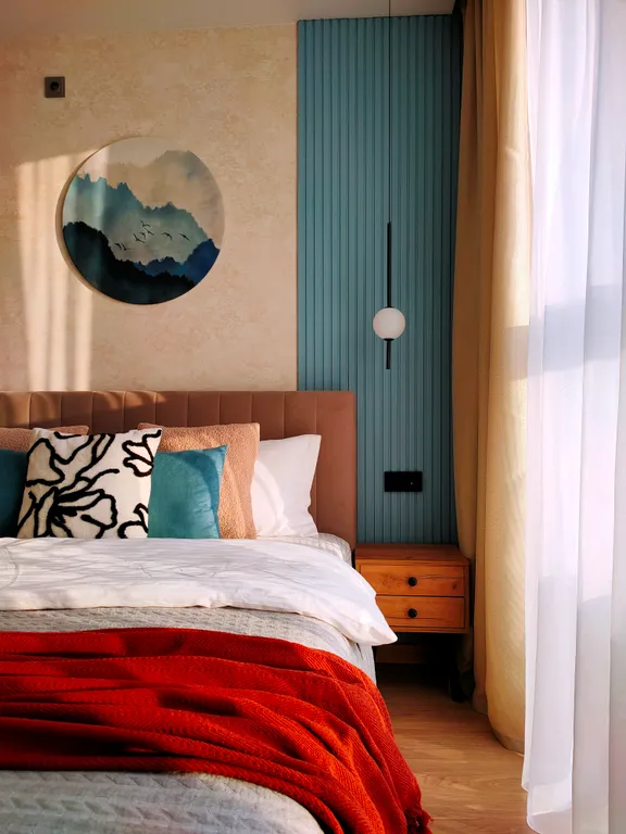 Квартира с красивой террасой на крыше дома в Белгороде