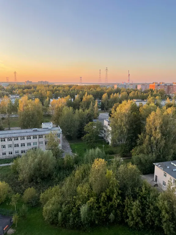 Новая студия с видом на Волгу с высоты птичьего полета