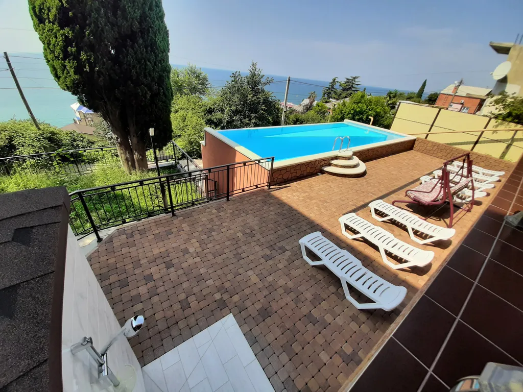 Люкс с балконом и панорамным видом на море