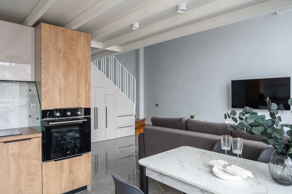 Двухуровневая квартира у реки