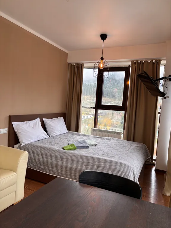 Уютная студия в центре Домбая с видом на горы