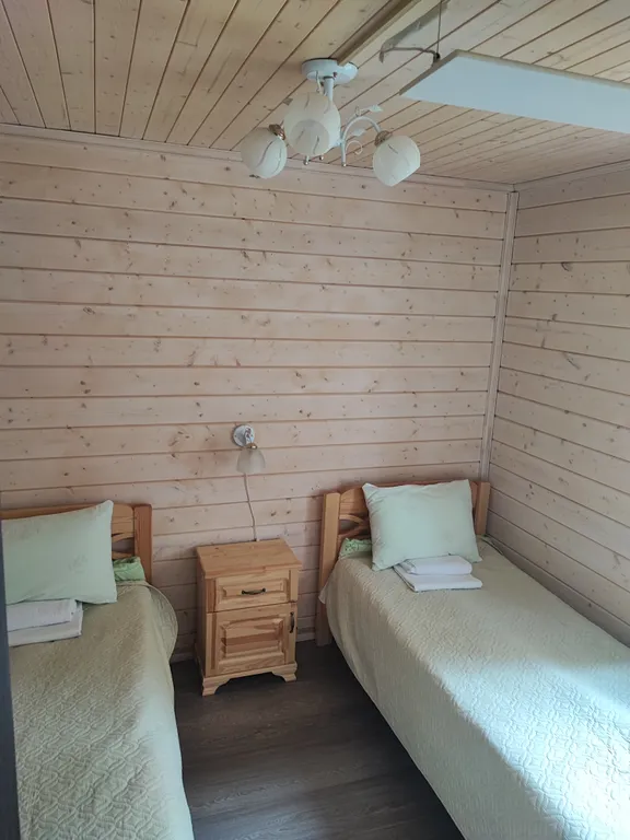 Просторный деревянный коттедж, половина дома, 2 этажа 2Л