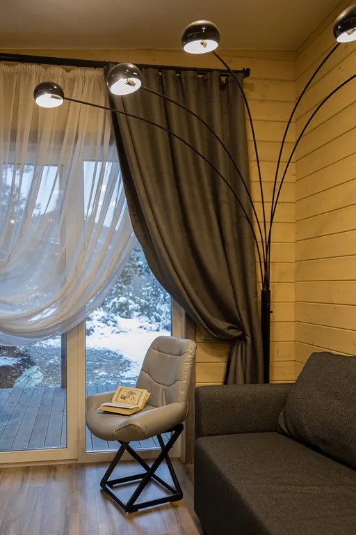 Коттедж с сауной и террасой