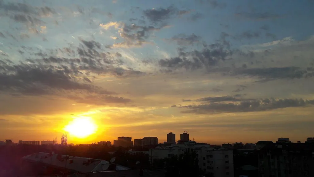 Удобная квартира с видом на закат