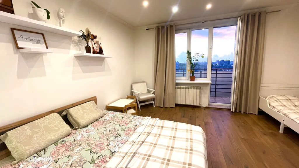 Уютная трёхкомнатная квартира