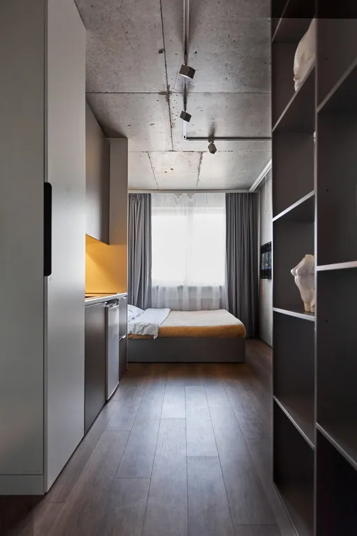 Уютная студия, в стиле лофт