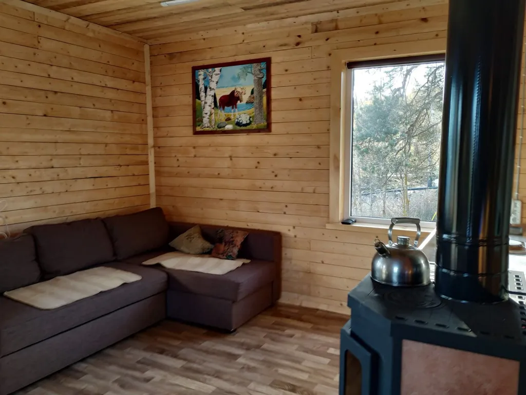 Домик на берегу залива Ладожского озера