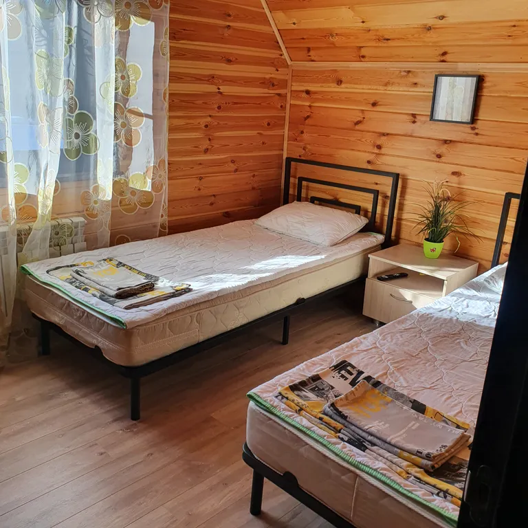 Деревянный большой дом