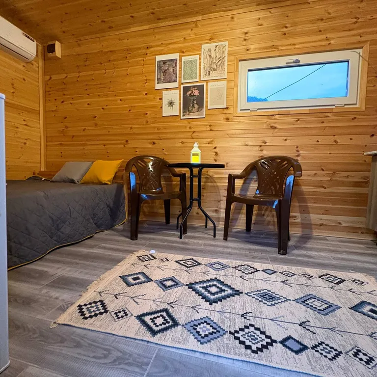 Коттедж Комфортабельный эко-домик розмарин в горах у моря — Прасковеевка