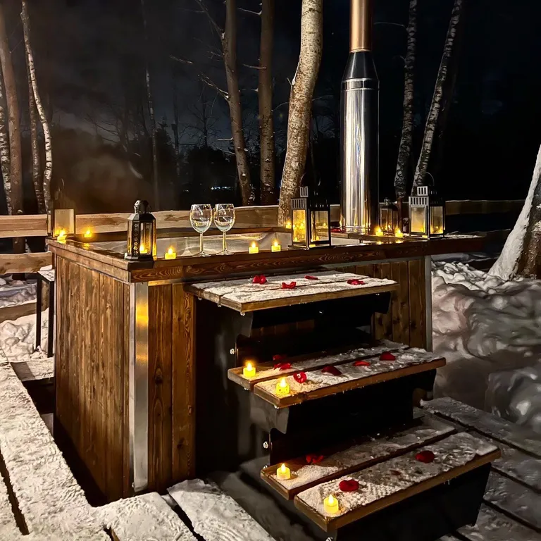 Коттедж Дом Чудо с горячей купелью и дровяной печью — Тимково