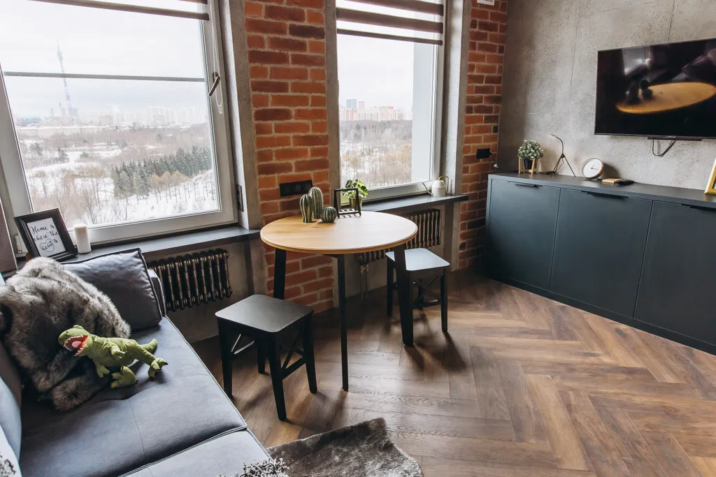 Квартира Квартира Loft 449 с видом на Останкинскую башню — Москва