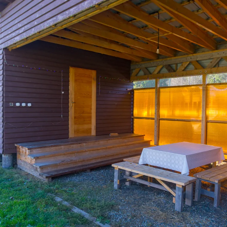 Благоустроенный 3-местный дом с видом на горы