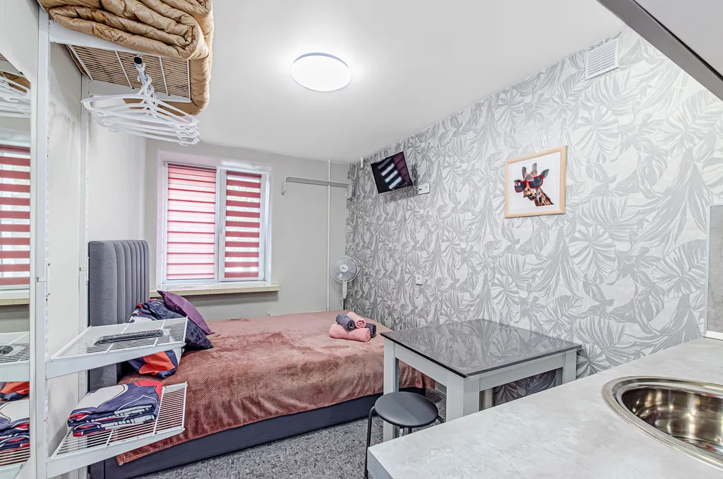 Квартира-студия с ванной в центре города — аренда посуточно в Казань