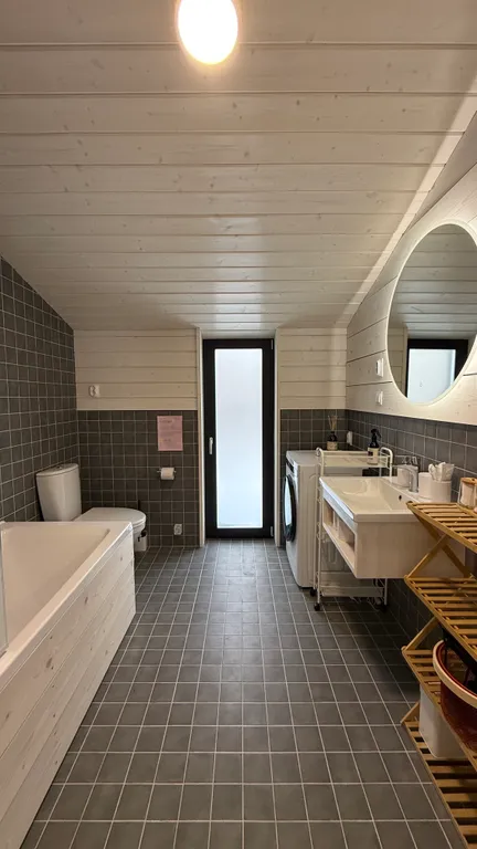 Большой новый дом с сауной и камином в элитном поселке