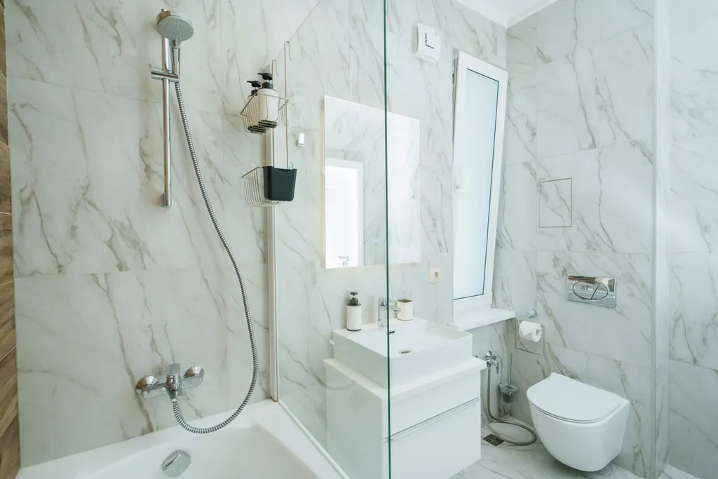 Вилла с бассейном и панорамной баней