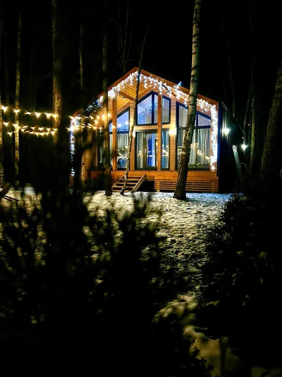 Коттедж Домик в лесу с камином и банным чаном — Москва