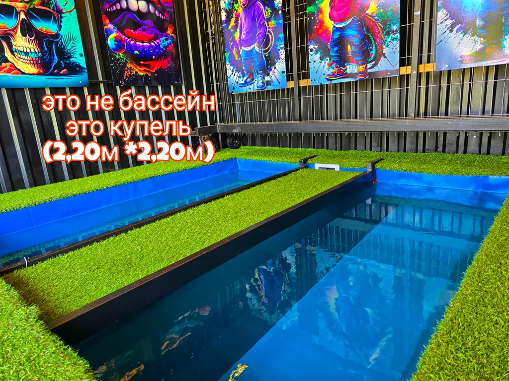 Дом с баней на берегу