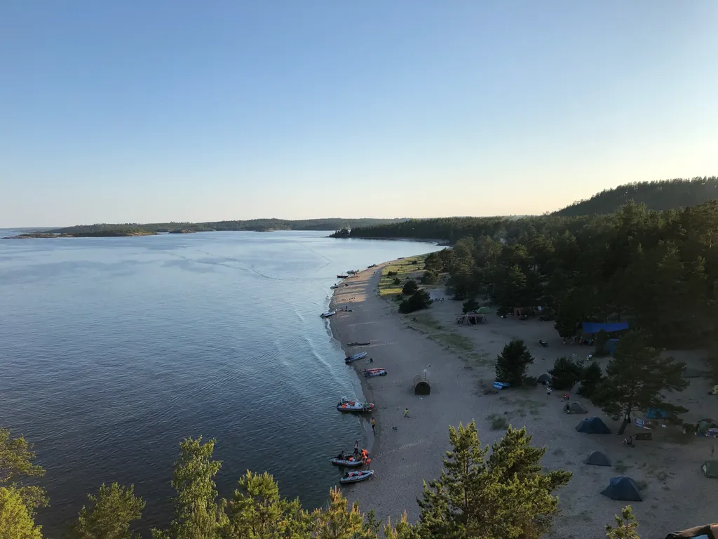 Уютный дом на берегу карельского озера