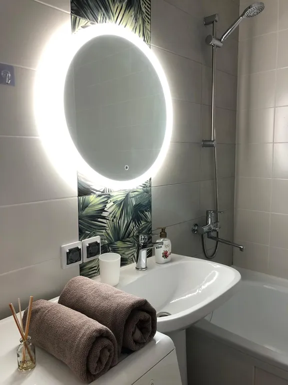 Уютная квартира с новым ремонтом и красивым видом на природу