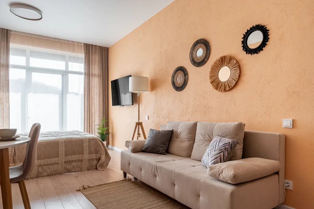 Студия с панорамным видом на горы