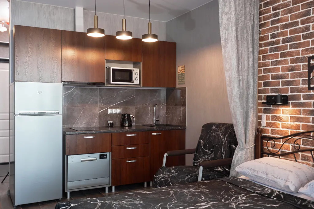 Апартаменты лофт с обзорным видом на море