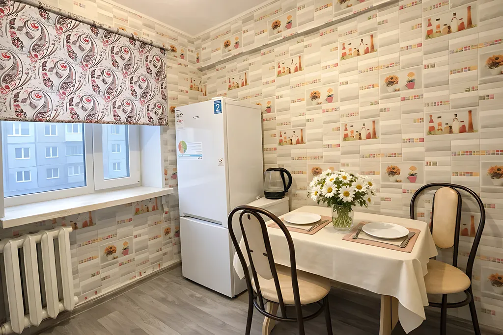 Вместительная 1-к квартира рядом с Центральной площадью, кровать+диван