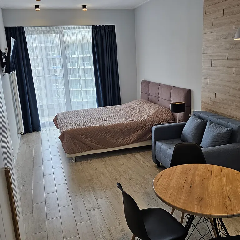 Уютная студия в ЖК Парк Хаус с видом на море