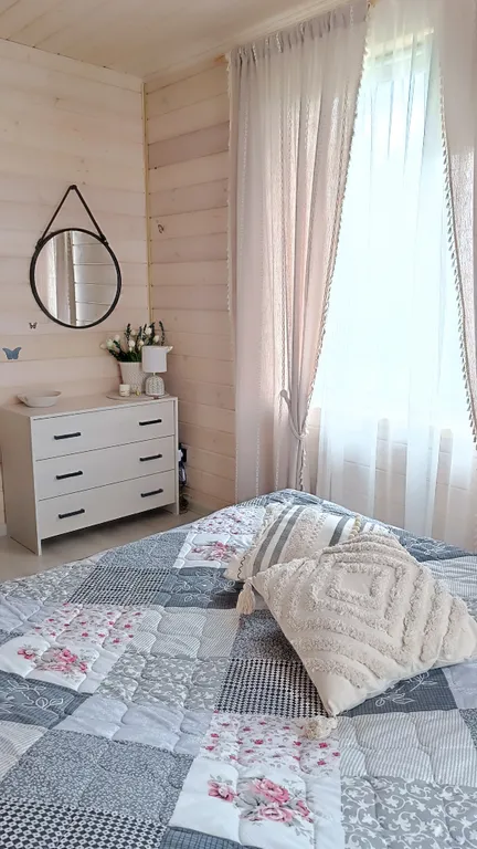 Уютный дом с панорамным видом, просторной территорией и баней