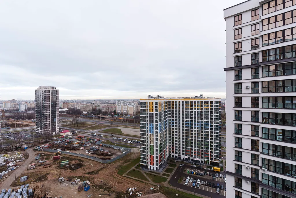 Апартаменты с видом на город в районе Минск мир