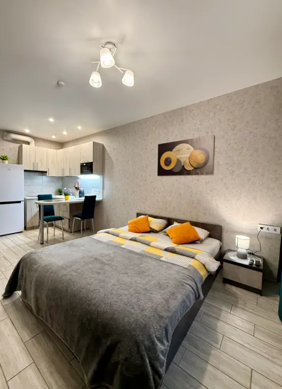 Уютная новая студия, все необходимое для проживания