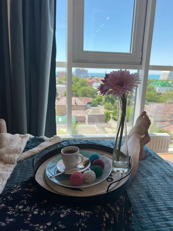 Квартира Квартира Отличная студия с прекрасным видом на море — Анапа