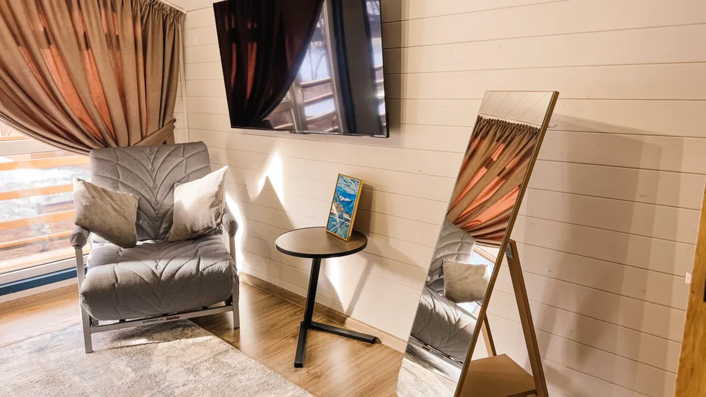 Barnhouse с балконом и видом на горы