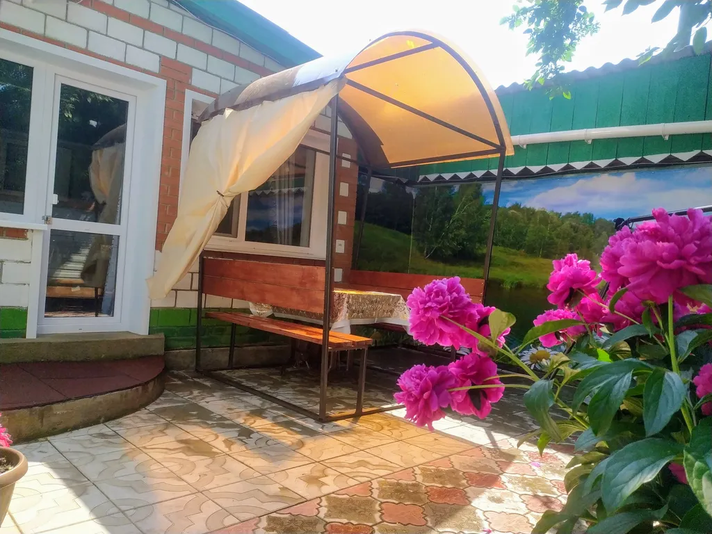 Студия с кухней и кондиционером,свой дворик с беседкой