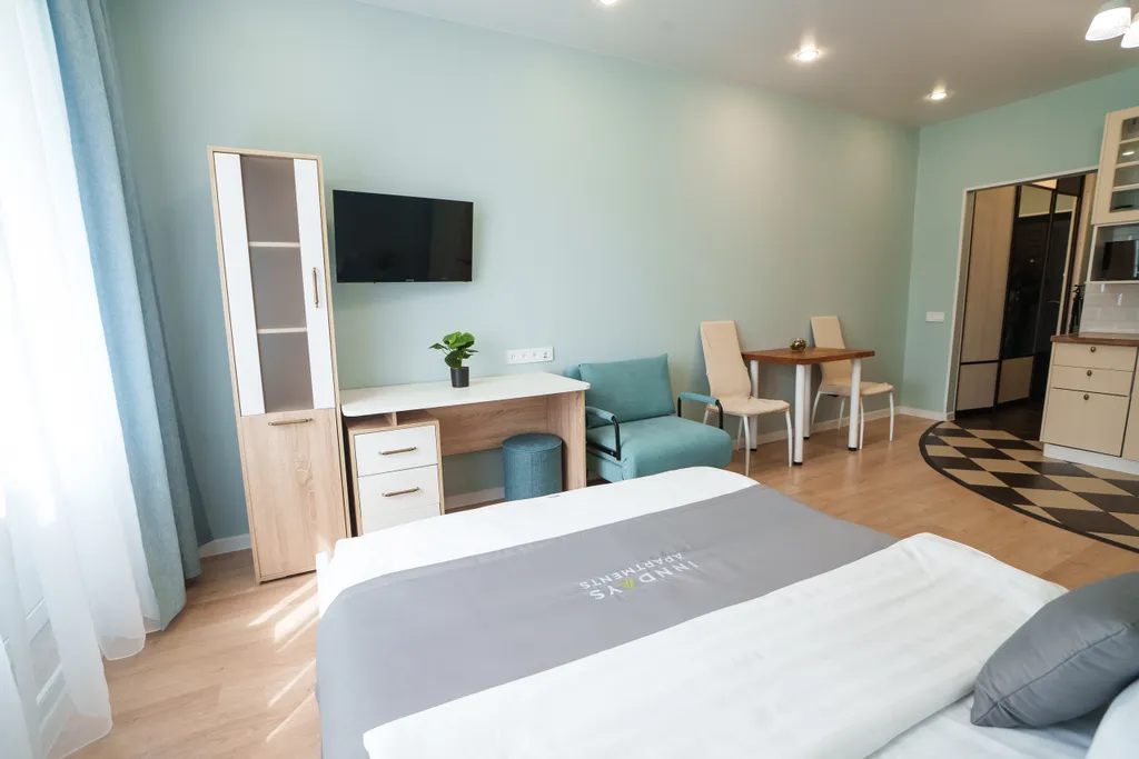 Уютная квартира-студия в Левобережном р-не