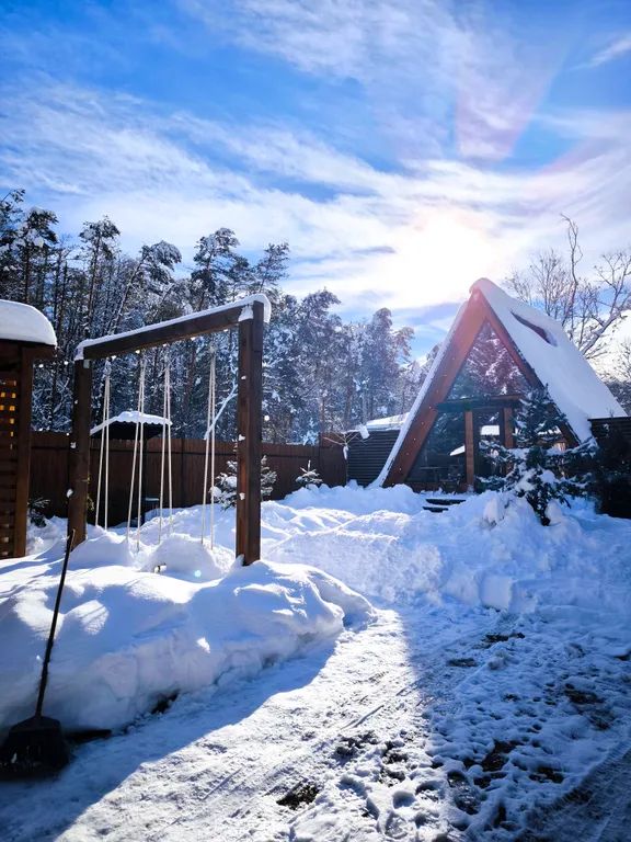 Коттедж Шале в стиле Афрейм с индивидуальной территорией — аренда посуточно в Каменномостский