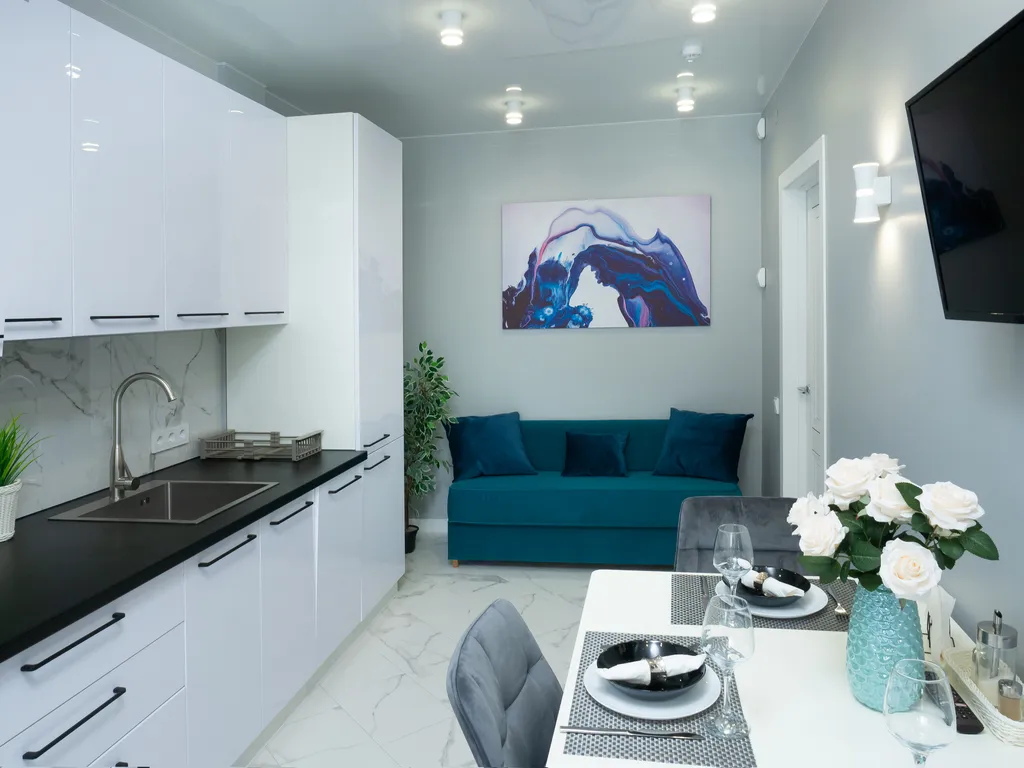 Квартира Квартира Apart-Deluxe Легенды моря: 2к.кв. Премиум отдых для семьи до 6 чел — Калининград