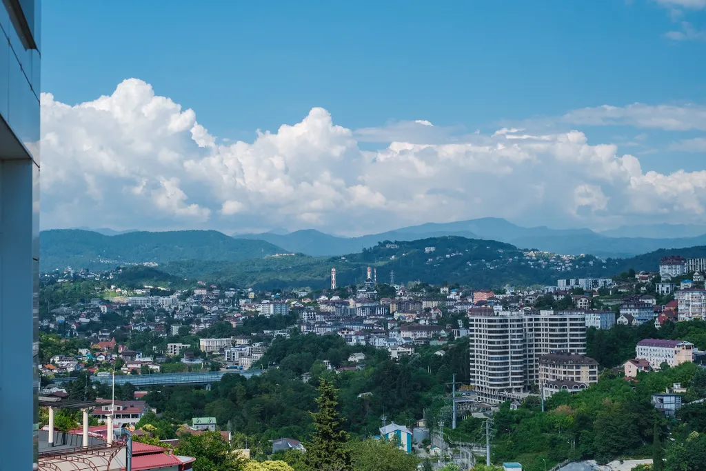 Видовая квартира с сауной и джакузи в центре