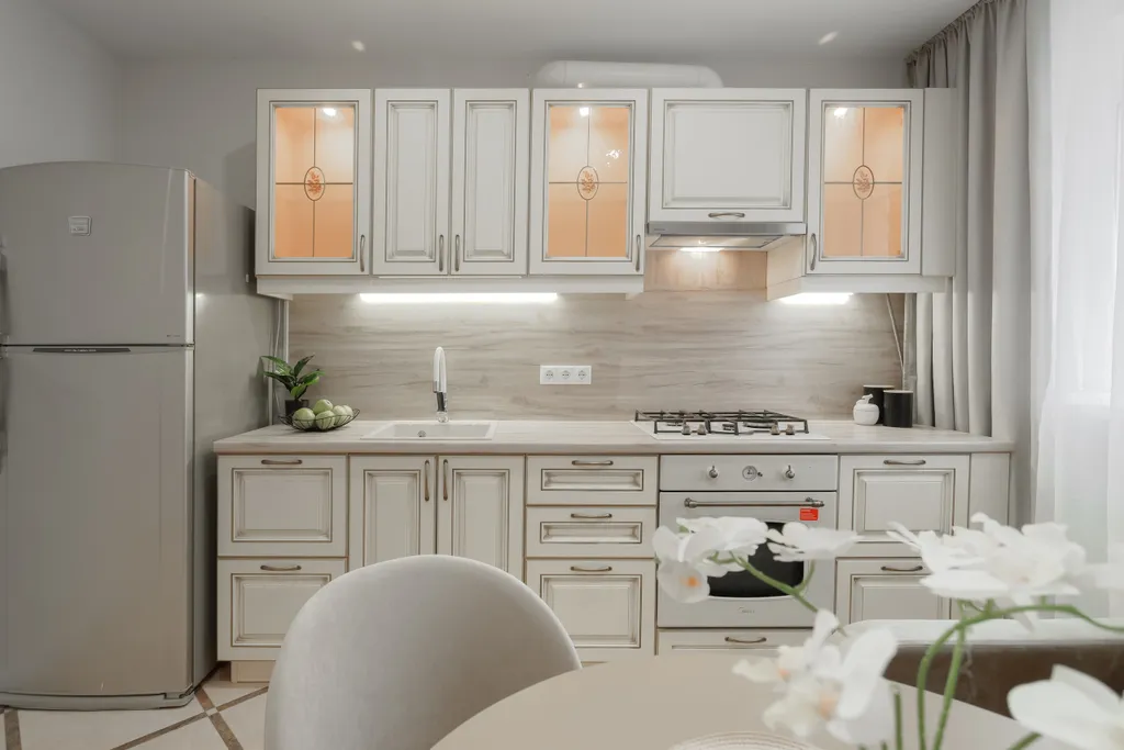 Элегантная квартира с французским балконом в центре