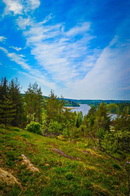 Уютный домик с чаном и видом на Ладожский залив