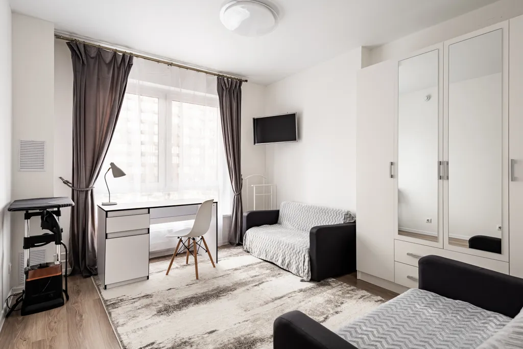 Квартира Квартира Большая Белая Кингсайз — Москва