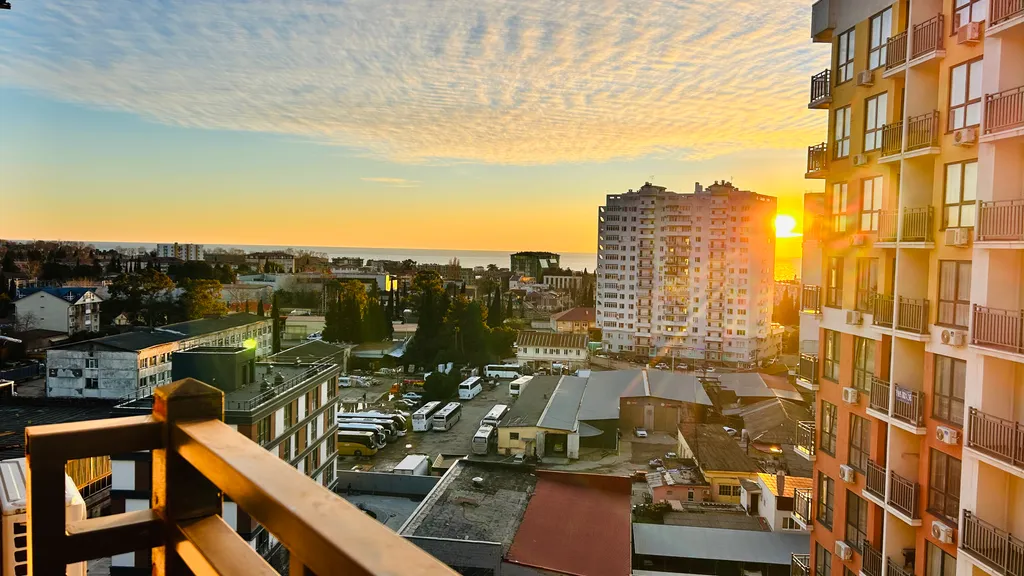 Квартира Уютная квартира-студия с видом на море — Сочи