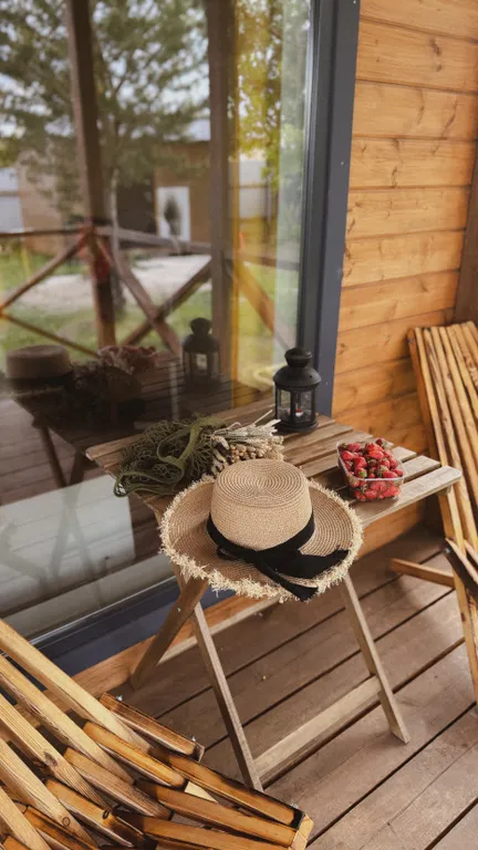 Большой дом с душой у соснового леса