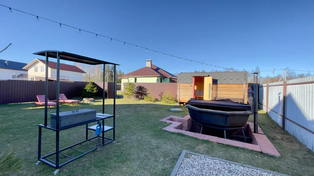 Стильный уютный дом с баней в 10 мин езды от метро