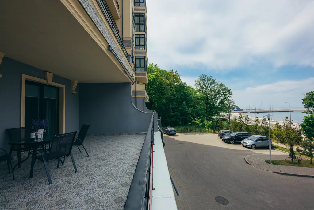 Квартира Olive marine resort с видом на море и большой террасой