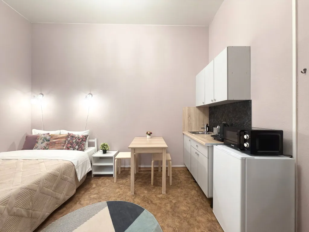 Квартира Квартира Бюджетная и уютная студия — Санкт-Петербург